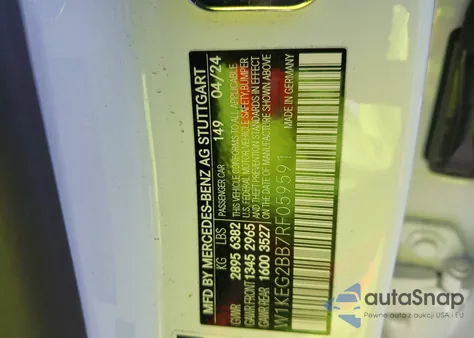 2024 Mercedes-Benz Eqe Eqe 350+ from USA, damaged, VIN W1KEG2BB7RF059591